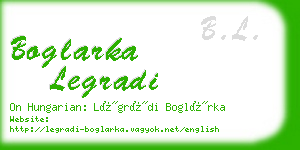 boglarka legradi business card